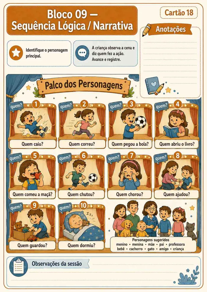 Bloco 09 — Sequência Lógica / Narrativa