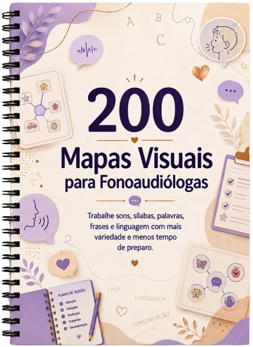 200 Mapas Visuais para Fonoaudiólogas